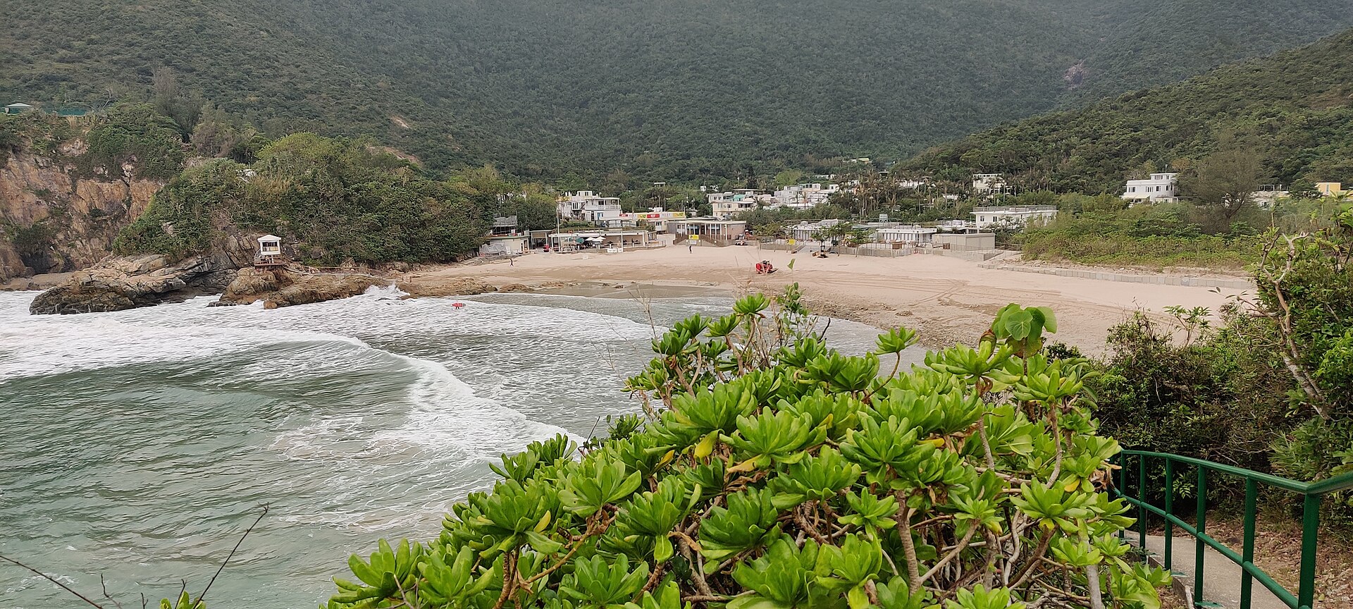 Big Wave Bay beach Hong Kong
