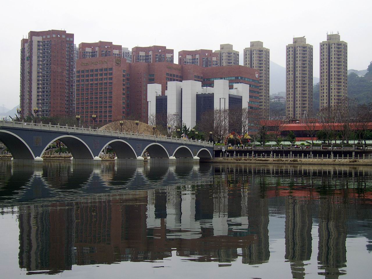 Sha Tin Hong Kong river town