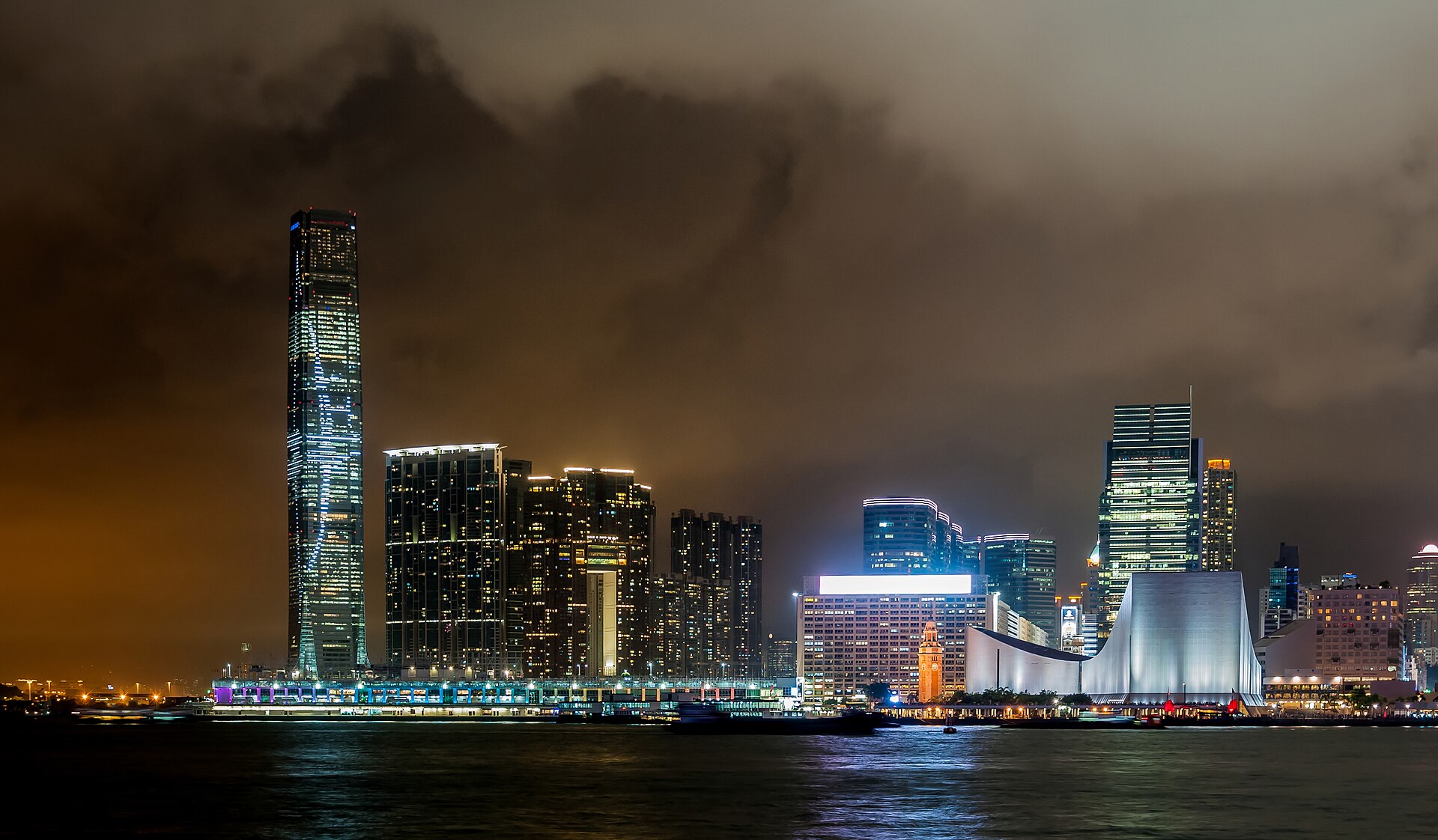Hong Kong skyline Victoria Harbour