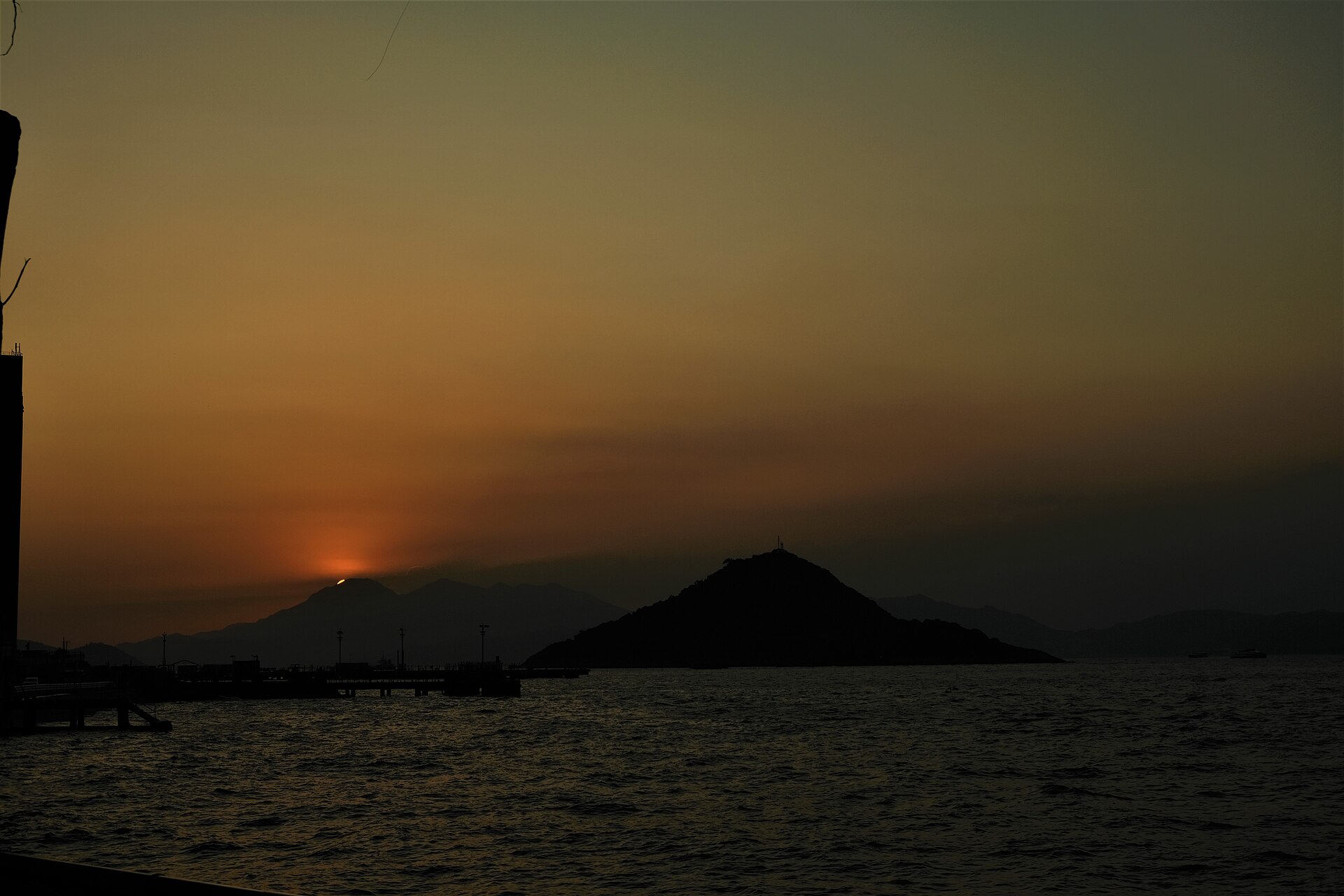 Kennedy Town praya sunset