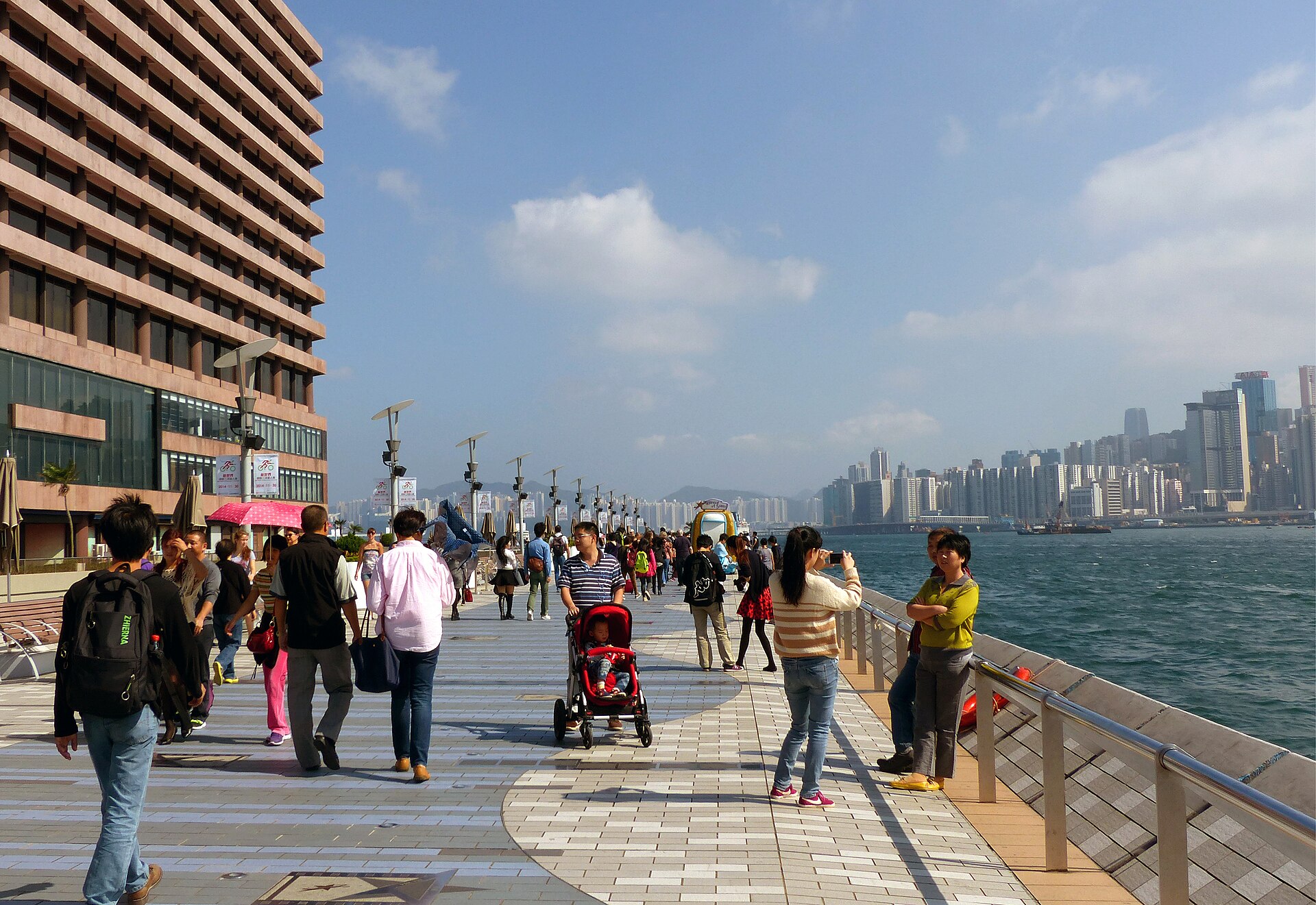 Tsim Sha Tsui promenade Hong Kong